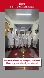 9.7K views · 57 reactions | The #UniversityOfBaguio School of Natural Sciences is happy to welcome its students after two years of distance learning. We are so glad to see you back on campus. Have a fruitful school year ahead! 殺 #ItsAllUpHere | University of Baguio | Facebook