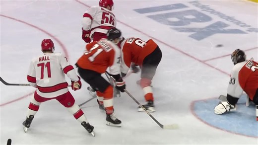 Morrow's first NHL goal