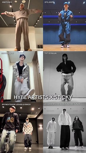 enhypenxo on Instagram: "NI-KI FINALLY DID THE STICKY DANCE WE CHEER!! here's the updated hybe artists who did the sticky challenge so far: enhypen ni-ki, txt yeonjun bts jhope, &team k, lesserafim chaewon, eunchae, yunjin, and boynextdoor leehan and riwoo #enhypen #stickychallenge #ni_ki #txt #yeonjun #sticky #bts #hobi #andteam #lesserafim #boynextdoor #hybe #enhypenxo #kpop #fyp"