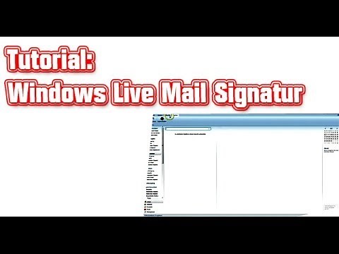 Windows Live Mail Signatur einrichten