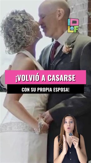 Hombre con Alzheimer se vuelve a casar con su propia esposa.