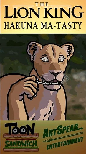 Lion King first date fail - TOON SANDWICH #funny #lionking #disney #animation #parody #lion