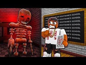ROBLOX MR. NIGHTMARE'S SCHOOL.. (Scary Obby)