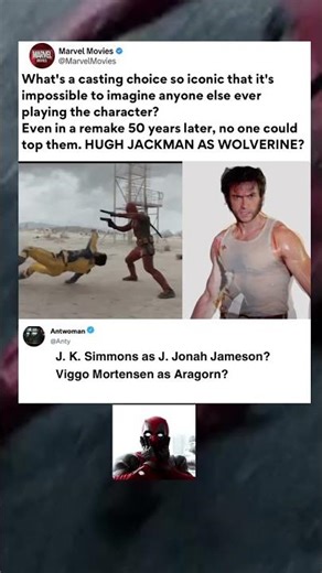 Hugh Jackman as Wolverine caught MARVEL fans Off-Guard as a Cast #marvel #deadpool #shorts
