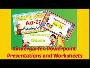 SAMPLE KINDERGARTEN POWERPOINT PRESENTATIONS AND WORKSHEETS