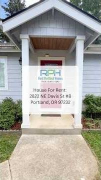 House For Rent: 2822 NE Davis St #B Portland, OR 97232
