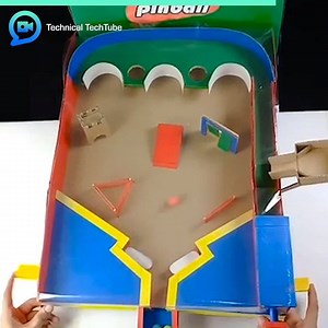 4.7K views · 13 reactions | How to make your own cardboard pinball machine!  | Storytrender | Facebook