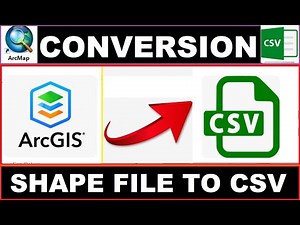 shapefile to csv I shape file to csv file I shapefile conversion to csv I convert to csv I csv