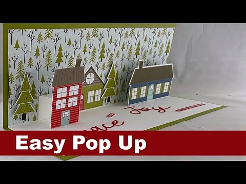 Slimline Card - Fun Fold Pop Up Card You Will Love to Give!