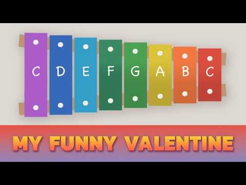 Frank Sinatra - My Funny Valentine - Easy Xylophone Tutorial