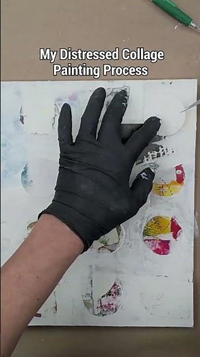 Turning Junk Mail Into Fine Art | My Distressed Collage Painting Process