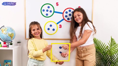 75 PCS Colorful Magnetic Number Bonds - Magnetic Numbers for Whiteboard, Number Line, Math Aids Accessories and Resources, Kindergarten Math Manipulatives, Number Bond Game - Simply Magic