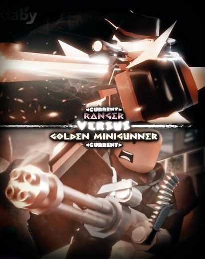 Ranger Vs Golden Minigunner #roblox #tds #shorts #fyp #debate