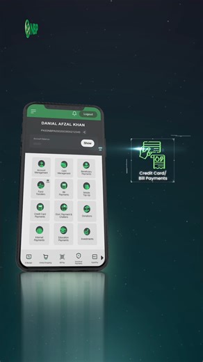 Abhi NBP Digital App Se Credit Card Payments Karein. Pakistan Ki Tez Tareen Aur Asaan Tareen Banking App! Follow Easy Steps: Step 1: Login to “NBP Digital” Step 2: Select “Credit Card Payments” icon Step 3: Enter “Credit Card Number” Step 4: Select “Continue” Step 5: Enter “Amount” Step 6: Select “Continue” Step 7: Tap “OK” to proceed #NBP #NBPDigitalApp #NationalBankAurPakistan #CreditCardPayment #BestBankMobileApp | National Bank of Pakistan