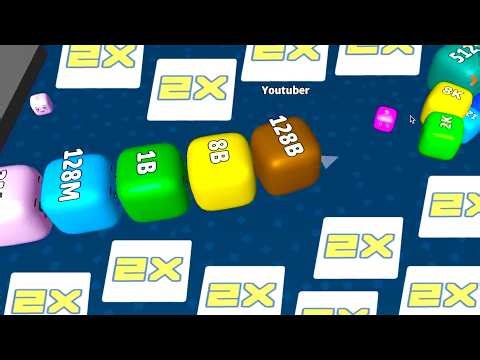 Cubes 2048 io Gameplay | New Tactics in Cubes2048.io game / Part 29