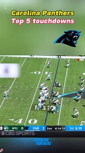 Carolina Panthers top 5 touchdowns #nfl #nflfootball #football #highlights #touchdown #carolinapanthers | Rayya Ebdelkader