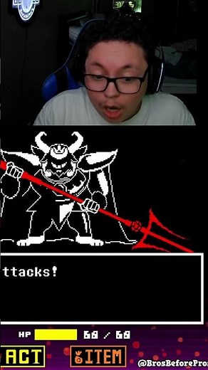 Asgore Destroys Mercy Button Reaction | Undertale #shorts