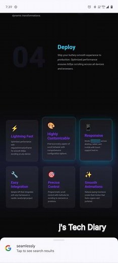 "Lenis Smooth Scroll Tutorial | Modern Web Design" #animations #cssanimation #reactjs #css #webdesig
