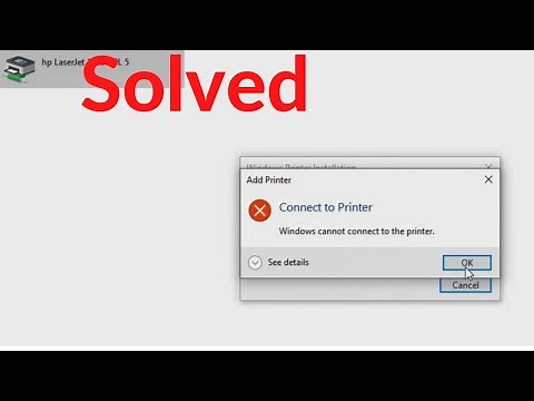 windows cannot connect to the printer windows 10