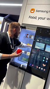 Gadget Glimpse on Instagram: "This smart refrigerator not only keeps your food fresh but also tracks what’s inside, suggests recipes based on your ingredients, and reminds you before items expire. You can watch videos, manage your smart home, and even create personalized meal plans—all from your fridge! 🍽️ #SmartHome #Fridge #SmartKitchen #KitchenGadgets #Samsung"