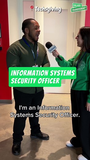 How much does an #InformationSystemsSecurityOfficer make? Washington, DC📍Watch the full compilation of our interviews at the Techsgiving Summit on YouTube! #salarytransparentstreet #paytransparency #salarytransparency #govtechjob | Salary Transparent Street