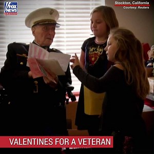 This 104-year-old World War II veteran will be busy this Valentine's Day reading the nearly 70,000 cards he's received from around the world. | Fox News