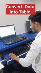 128K views · 24K reactions | How to Convert Text into Table || Data ko Table mai kaise Convert Kare || . . #mswordtutorial #mswordtips #msword #mswordtricks #mswordtraining #pctips #pctipsandtricks #tech #techindia #technology #reels #reelsinstagram #reelsfb #Successcomputermawana #table | Mehboob Rajput | Facebook