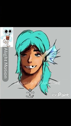 drawing finn from dandy's world as human. #dandysworld #happynewyear #drawing #ibispaintx #idk