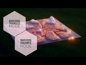New Marching Triangles & updates of Marching Squares nodes in Animation Nodes for Blender - Tutorial