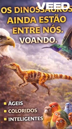As Aves Vieram Dos Dinossauros! #evolution #dinossauros #aves