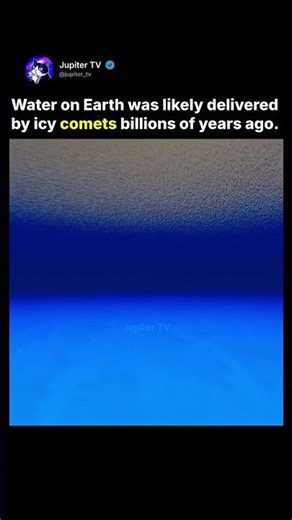 How Water Came to Earth 🌎