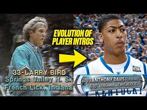 Starting lineup intros from EVERY March Madness title game since 1979