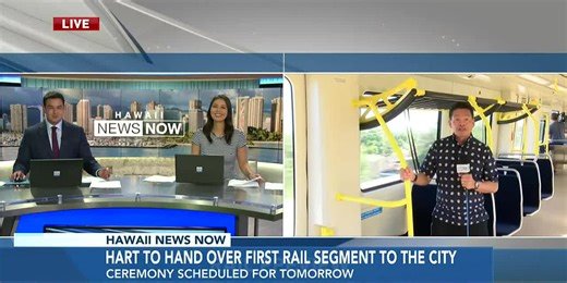 Take a look inside Honolulu's rail system as it prepares to welcome passengers for the first time