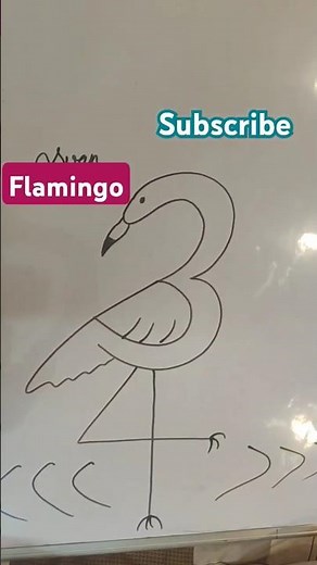 How to Draw a Flamingo (Tutorial)