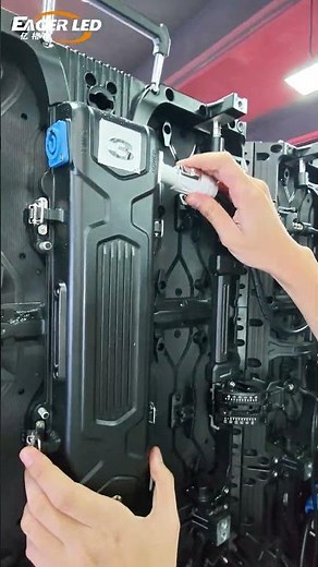 Perfectly Aligned LED Screen Installation. #ledscreen #leddisplay #eagerled #rentalleddisplay