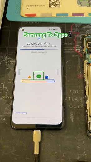 Broken Samsung To Oppo Data Transfer📱 #tech #repair #data #ytshorts #viralshorts #newzealand 🇳🇿