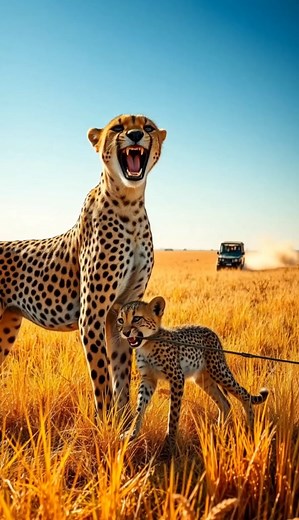 Animal Rescue on Instagram: "Rescuers Save Cheetah Cub Trapped in Poacher's Snare."