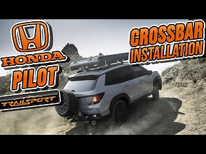 How to Install Cross Bars 2023-2027 Honda Pilot TrailSport. Rugged/Lockable! (Links for all Years!)