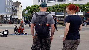 3.3M views · 79K reactions | UNIQUE version of VOODOO CHILE live on the street in Kassel (live looping) With Loopy Pro on iPad | Markus K | Facebook