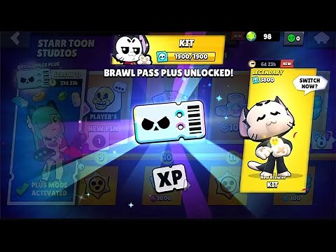 NEW BRAWL PASS PLUS SEASON FOR KIT🔥😱 BRAWL STARS NEW UPDATE🔥🎁
