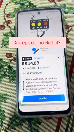 Danilo Carvalho Aveiro on Instagram: "Decepção no Natal? Pra muitos sim, outros nem tanto #reels #über #uberblack #motoristadeapp #natal #guarulhos #decepção"