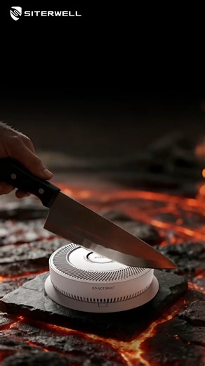 Curious what's inside Siterwell smoke, CO, and combo alarms? Come take a peek. Don't worry—no alarms were harmed in the making of this video. #Siterwell #smokealarm #COAlarm #whatinside #satifying #satisfyingvideos #cutting | Siterwell Electronics