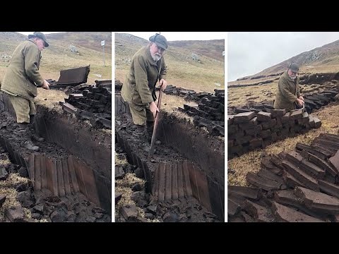 A Professional Way To Harvest Peat