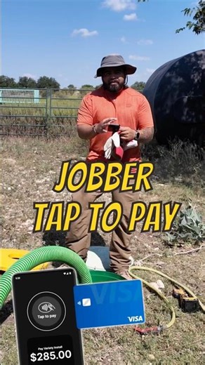 Get paid instantly with Jobber’s new tap to pay feature #shorts