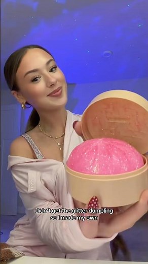 diy glitter dumpling