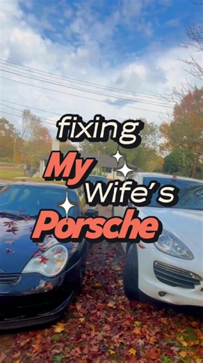 gotta love working on the wife’s daily! #porsche #projectcar #wifey