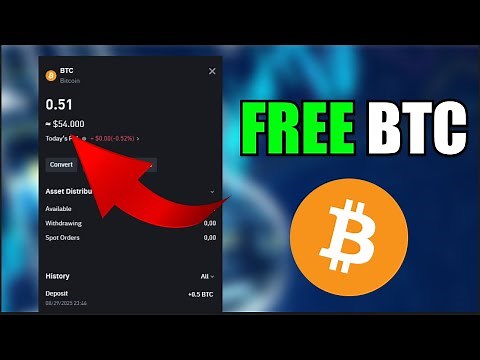 How to Get Free Bitcoin ✅ 0,5 BTC for Free (Tutorial)