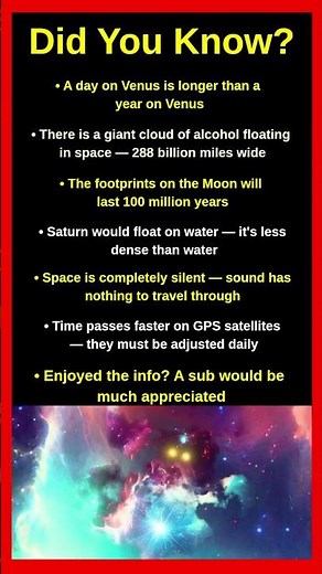 Things About Space That Sound Impossible But Are True 🌌😱