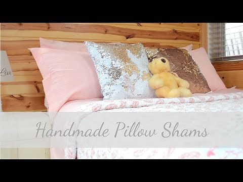 DIY Pillow Sham with Flange / Pillow Sham Sewing Tutorial