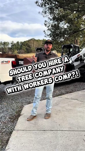Why you should you hire a contractor with workers compensation! #construction #contractor #treework #arborist